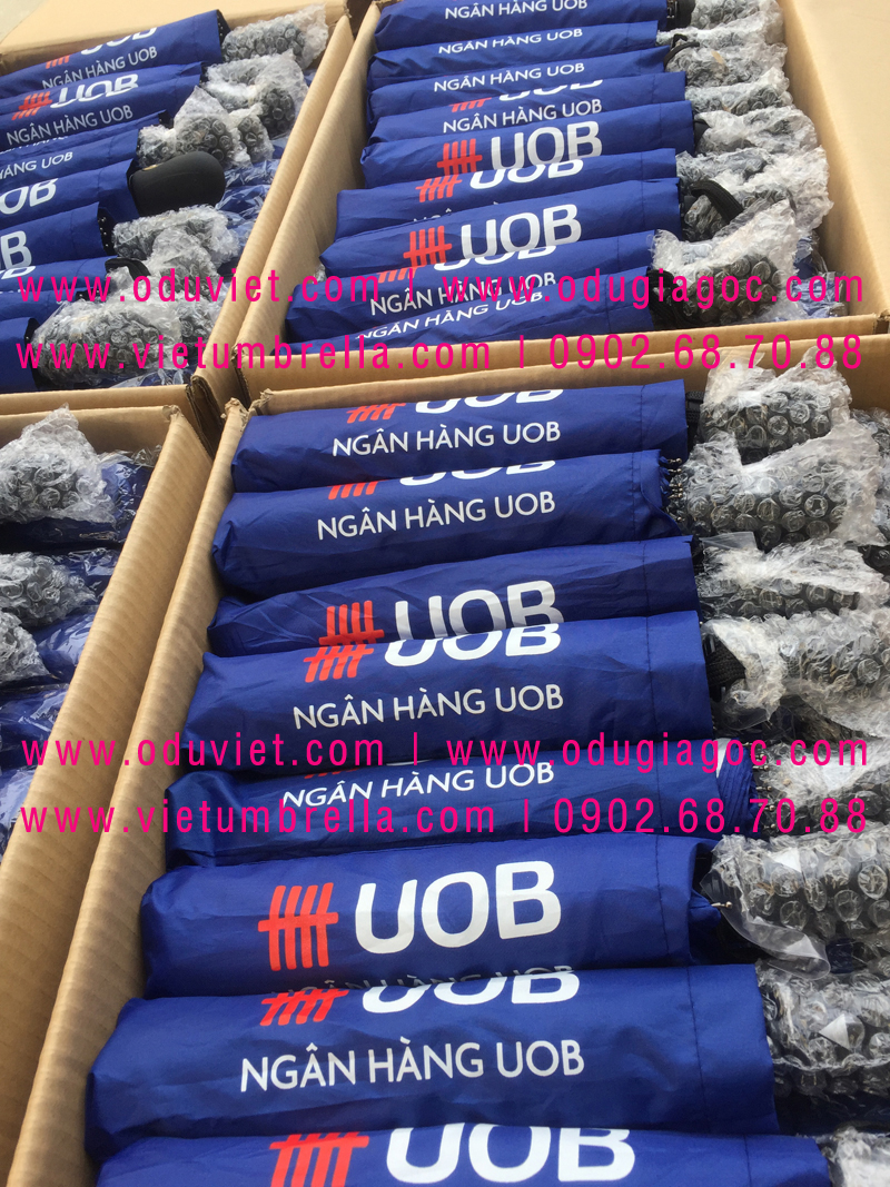 xưởng sản xuất ô dù cầm tay in logo quảng cáo